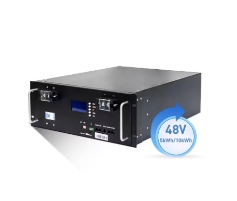 48V 100Ah 200Ah Rackmount Lifepo4 Battery With LCD Display BMS Lithium Batteries 5kwh 10kwh